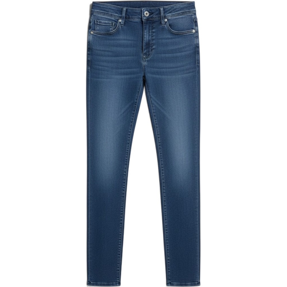 Lauren Ralph Lauren Jeans Co Blue Pull On Skinny Jeans Dark Wash Stretch Size 0